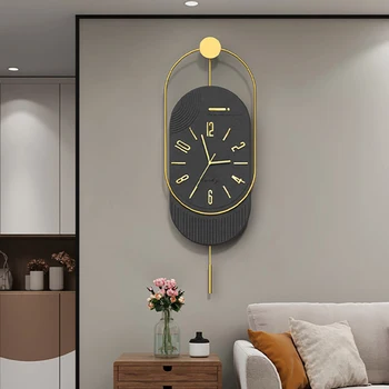 אופנה מודרנית קיר שעון קוורץ איטליה יוצא דופן שעון המטוטלת פאר מודרני השינה רלו דה ונקייה בבית Decorarion GXR45XP