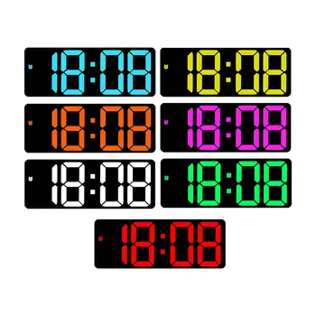 השולחן דיגיטלי שעון נודניק להתאמה בהירות לוח LED שעון מעורר תצוגת הסלון לצד פסטיבל המשרד בני נוער