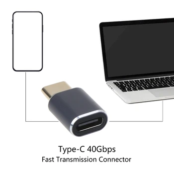 1 חבילת 100W 40Gbps USB C מתאם משטרת סוג C זכר ונקבה Extender 8k@60Hz וידאו USB 4, רכזת ,לוח