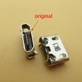 100pcs מיקרו USB טעינת מטען יציאת usb ג ' ק שקע חלופי Asus Me170 K012 mini-usb הרציף תיקון חלקים