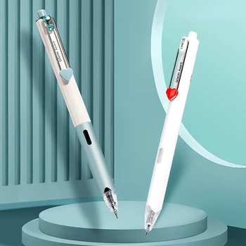 12PCS/תיבת DM-999 לחץ נייטרלי עט, קיבולת גדולה עט St מחט טיפ שחור ג ' ל עט לכתיבה חמוד ציוד משרדי