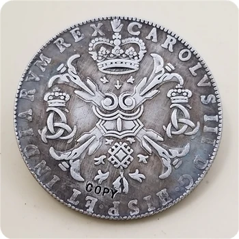 1710 ספרדית הולנד (Brabant) 48 Sols/1 Patagon Patagon - III קרלוס (האוסטרי) העתק מטבע