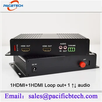 1Ch HDMI +KVM סיבים ממיר Singlmode Singel סיבים 10 ק 