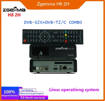 2023 החדש Zgemma H8.2H הלוויין לינוקס Enigma2 קולטן DVB-S2X+DVB-T2/C H2.65 1080P HD דיגיטלי חכם מפענח טלוויזיה