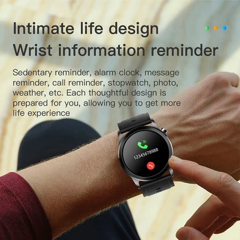 2023 משאבת אוויר כרית אוויר Smartwatch נכון לחץ דם טמפרטורת חמצן מוניטור קצב לב רפואית מד Smartwatch