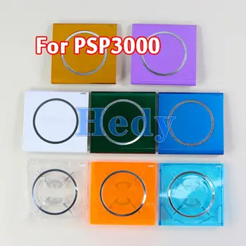 30PCS חדש UMD בכונן ה-DVD לייזר לן הדלת תחליף PSP3000 PSP 3000 מסוף דיור הכיסוי האחורי מעטפת עם טבעת כסף