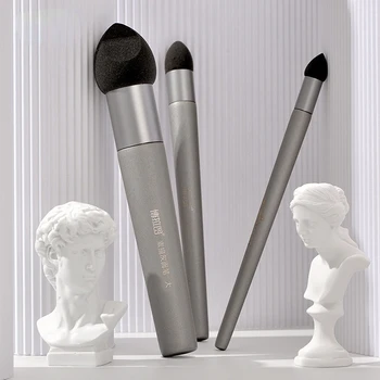 3Pcs מברשת ספוג לנקות סקיצה כלי עט על אמנות גבוהה אפור בהיר פירוט משטח עיבוד עיבוד כתם למחוק תיקון
