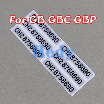 500PCS עבור GB GBC GBP מסוף טורי אוניברסלי מספר המדבקה חזרה תווית תחליף גיים בוי