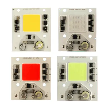 AC220V LED קלח שבב 50W 35w אור לבן/חמים/אדום/כחול/ירוק/ורוד LED חרוז מודול 90-100lm/w anti-surge 4kv משלוח חינם 30pcs
