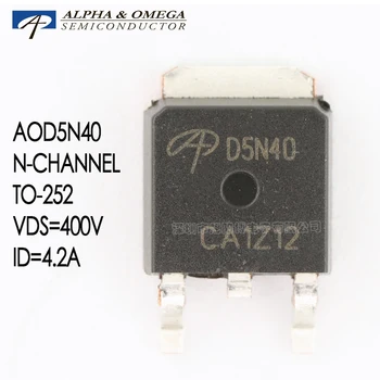 AOD5N40 MOSFET N ערוץ 400V4.2A ל-252 המקורי מתכת תחמוצת 5pcs