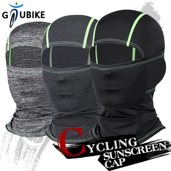 GTUBIKE UPF50+ רכיבה על אופניים גרב קרח משי קרם הגנה הכובעים לנשימה Windproof רוכב אופנוע ספורט מסכת פנים צוואר להגן
