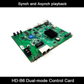 Huidu HD-B6 תמיכה 1.3 מיליון פיקסלים ו-HDMI החדרת תצוגה כפולה-מצב שליטה על כרטיס LED all-in-one