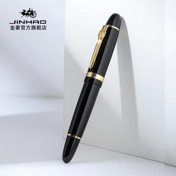 JINHAO 159-High-end זהב וכסף גאריסון בינוני חלק הציפורן בעט צבעוני הספר עטים נייח, ציוד משרדי חדש.