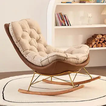 Nordic Lounge מינימליסטי כיסא עור יוקרתי, עיצוב כסאות משרדיים מתקדמים החדר Muebles Para El Hogar הדירה ריהוט