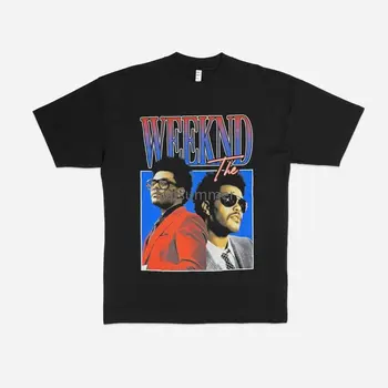 The Weeknd יוניסקס שחור גרפי טי-שירט