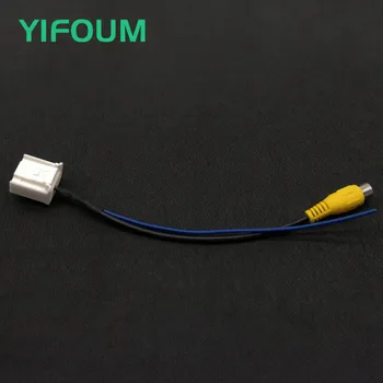 YIFOUM 16Pin המקורי כניסת וידאו מתג אחורי מצלמה RCA כבל מתאם עבור Kia K3 K5 K4/יונדאי IX25
