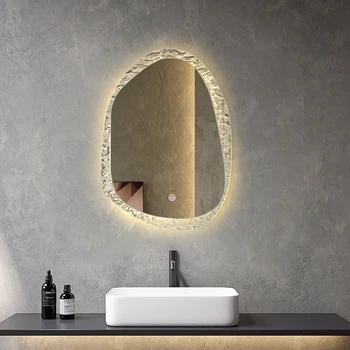 אור איפור דקורטיבי גדולים מראה אסתטי קיר דקורטיבי במראה האמבטיה Espelho דה Parede קישוט סלון YY50DM