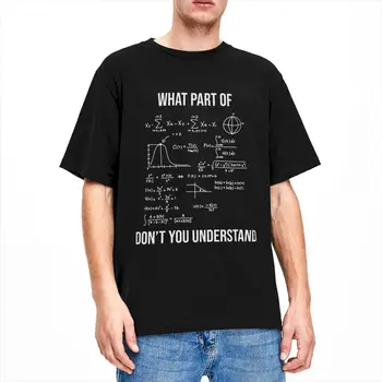 איזה חלק מצחיק מהנדס מתמטיקה הסחורה חולצת גברים, נשים, מתמטיקאי מגניב טהור כותנה חולצת טריקו