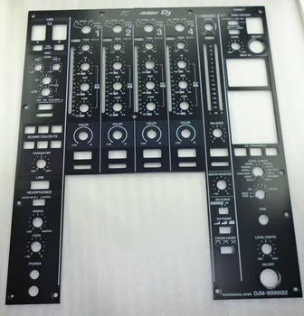 [בלה]המקורית DJM-900NXS2 מיקסר מדעך ברזל שחור פנל אנכי חיתוך לוח, גדול /קטן, לוח, לוח DNB1248 DAH3125