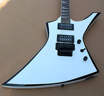 ג 'קסון KE2 קלי גיטרה חשמלית ג' קסון custom shop RR גיטרה הלבן ג ' קסון קלי KE 2 שחור עם קצוות גיטרה משלוח חינם