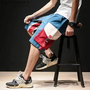 גברים מכנסיים בגדים 2019 השוק הסיני באינטרנט בקיץ מכנסיים קצרים עם כיסים מטען מכנסיים קצרים מכנסיים רופפים AA3875 Y
