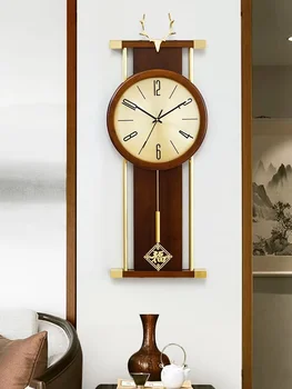 הובלה חינם הביתה שעון קלאסי חדש בסגנון סיני פשוט אופנה בסלון השעון