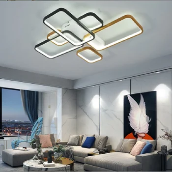 המודרנית אור תקרת LED בית חכם אלקסה נברשת מתאים סלון, חדר השינה, חדר העבודה פשוטה הפנים תליון מנורה