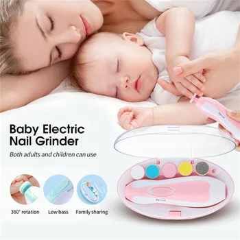 התינוק חשמלי מסמר גוזם ילד מסמר לטש כלי התינוק מניקור להגדיר היילוד קוצץ האצבעות ציפורן קאטר גוזם טיפול בתינוק