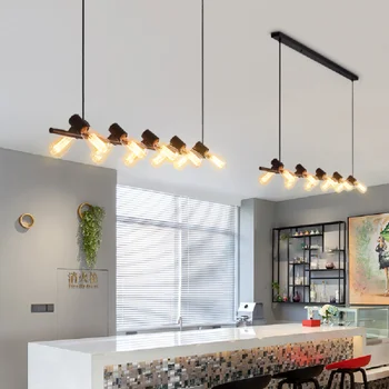 זכוכית תלוי שחור לבן ברזל אורות LED מודרנית בסגנון תעשייתי תליון מנורה נורדי אי מטבח לחיות בחדר האוכל בר קפה