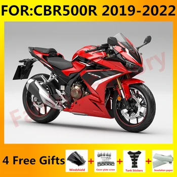 חדש-ABS באופנוע כל Fairings קיט מתאים CBR500R 2019 2020 2021 2022 CBR500 ר CBR500R עיסוי גוף מלא fairing סט שחור אדום