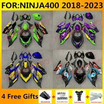 חדש-ABS באופנוע כל Fairings קיט מתאים Ninja400 EX400 לשעבר הנינג ' ה 400 2018 2019 2020 2021 2022 2023 עיסוי גוף מלא fairing