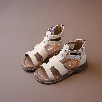 ילדים בנות סנדלי קיץ חדש פשוט רך התחתונה מזדמנים נעלי נשים הנסיכה חוף נעלי ילדים אופנה סנדלים H864