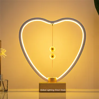 מגנטי השעיה איזון LED מנורת שולחן יצירתי לילה מתג האור ילדים מתנת יום הולדת הביתה השינה ליד המיטה עיצוב 2