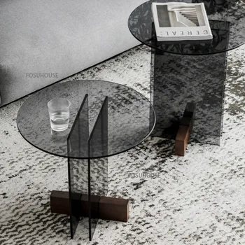 מודרני הרהיטים בסלון ספה שולחן צד מעצב אופנה קפה קטן שולחן נורדי משק הבית מרפסת יצירתי פינה שולחנות