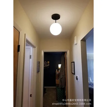 מסדרון מסדרון מנורת תקרה מרפסת אור הזכוכית הכדור במלתחה ללמוד מסדרון מנורות תאורה לשירותים
