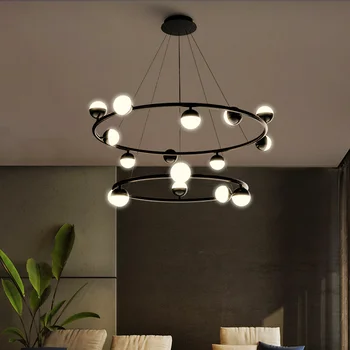 נברשות אורות מודרני לסעוד בחדר האוכל חדר השינה תליון מנורה תאורה פנימית התקרה תלוי גוף תאורה דקורטיביים