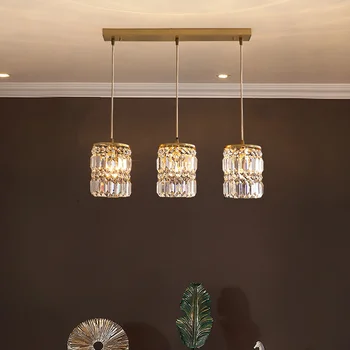 נורדי led קריסטל צבעוניים אורות תליון מודרני התקרה אורות תליון קריסטל התקרה תלויות מנורות עיצוב מרוקאי