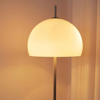 פטריות מנורת שולחן לחדר השינה ליד המיטה בסלון בציר זכוכית קישוט אור הירח מנורת רצפה המנורה
