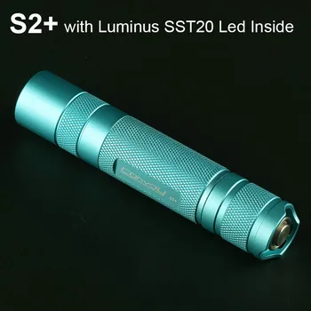 תכלת השיירה S2+ עם Luminus SST20 פנס Led 18650 Lanterna פלאש הפנס דיג, מחנאות תאורה ניידת הגברת המנורה