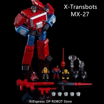 【במלאי】X-Transbots שינוי MX-27 MX27 Janssen פריספטור MP מידה צד 3 צעצוע בובת מיקרוסקופ עם תיבת